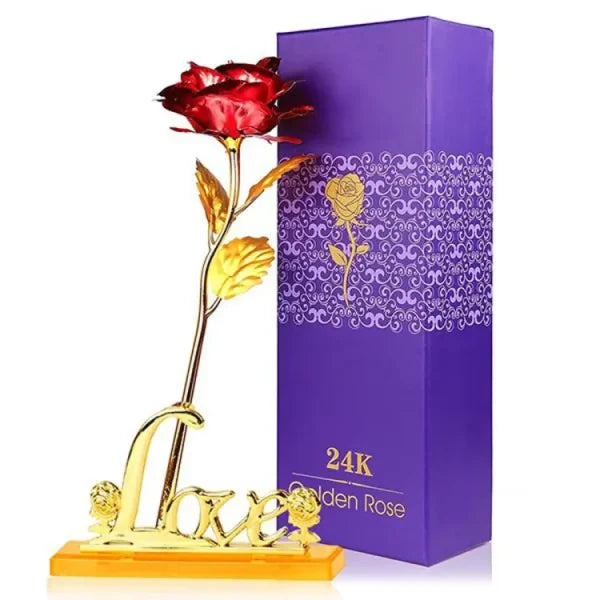 24k Gold Plated Rose