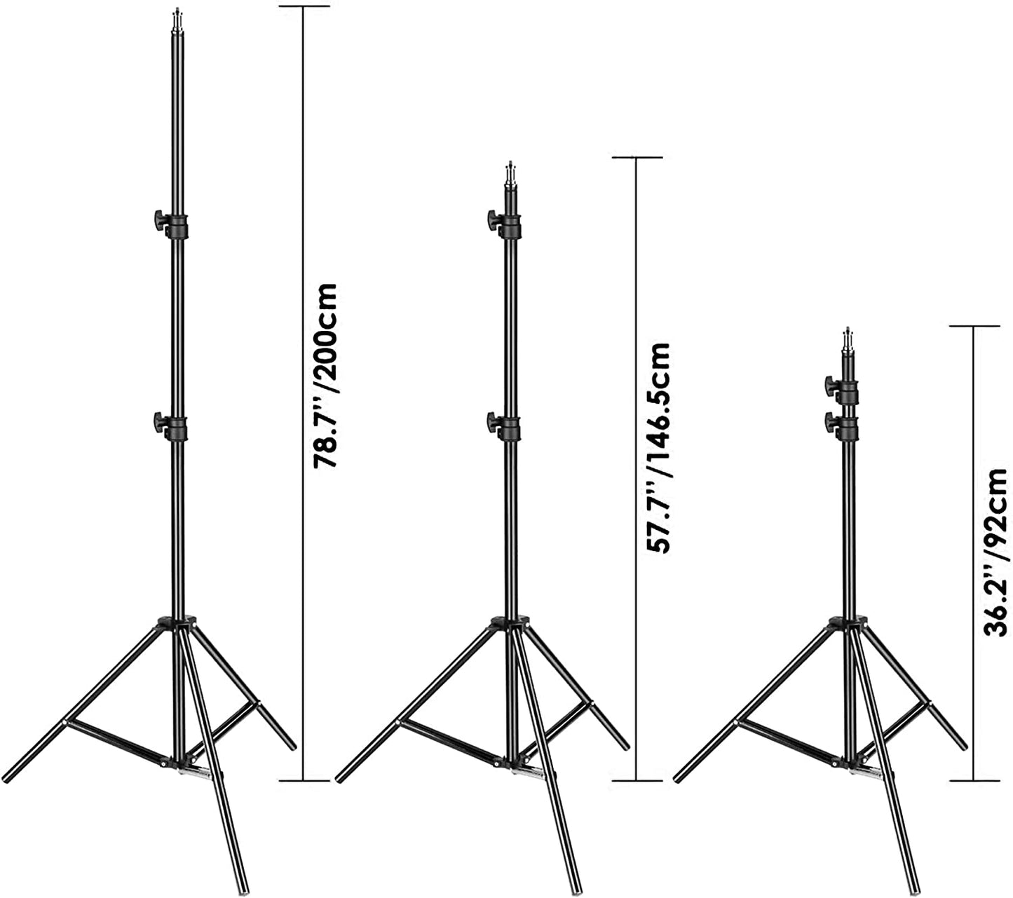 26CM LED Ring Light with 7FT Tripod & Phone Holder