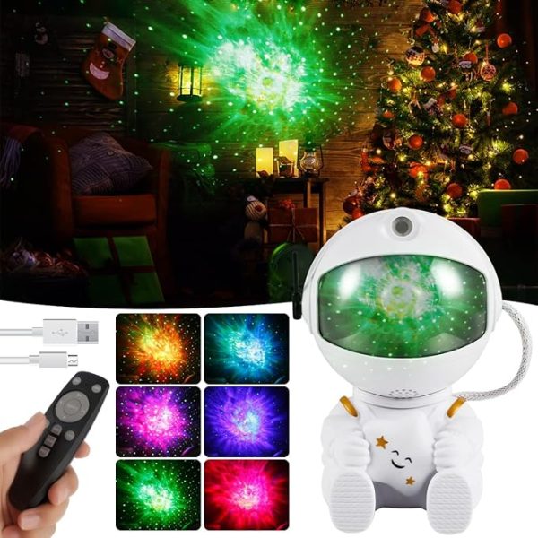 Astronaut Galaxy Projector | LED Night Light for Bedrooms