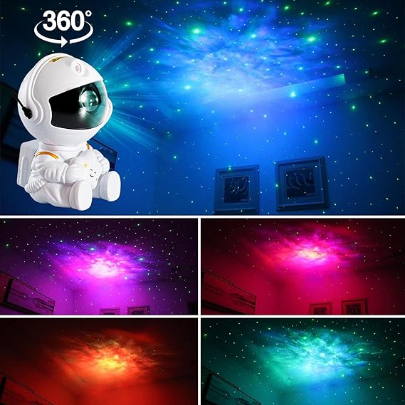 Astronaut Galaxy Projector | LED Night Light for Bedrooms