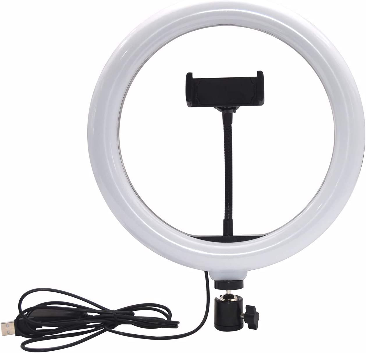 26CM LED Ring Light with 7FT Tripod & Phone Holder