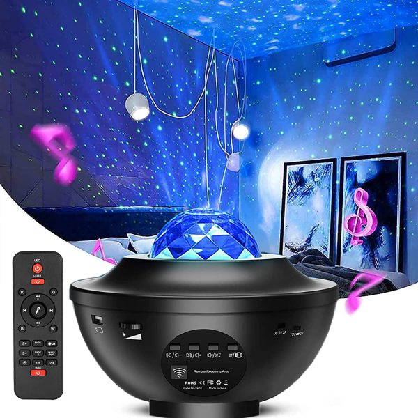 Galaxy Star Light Projector. (double Speaker)